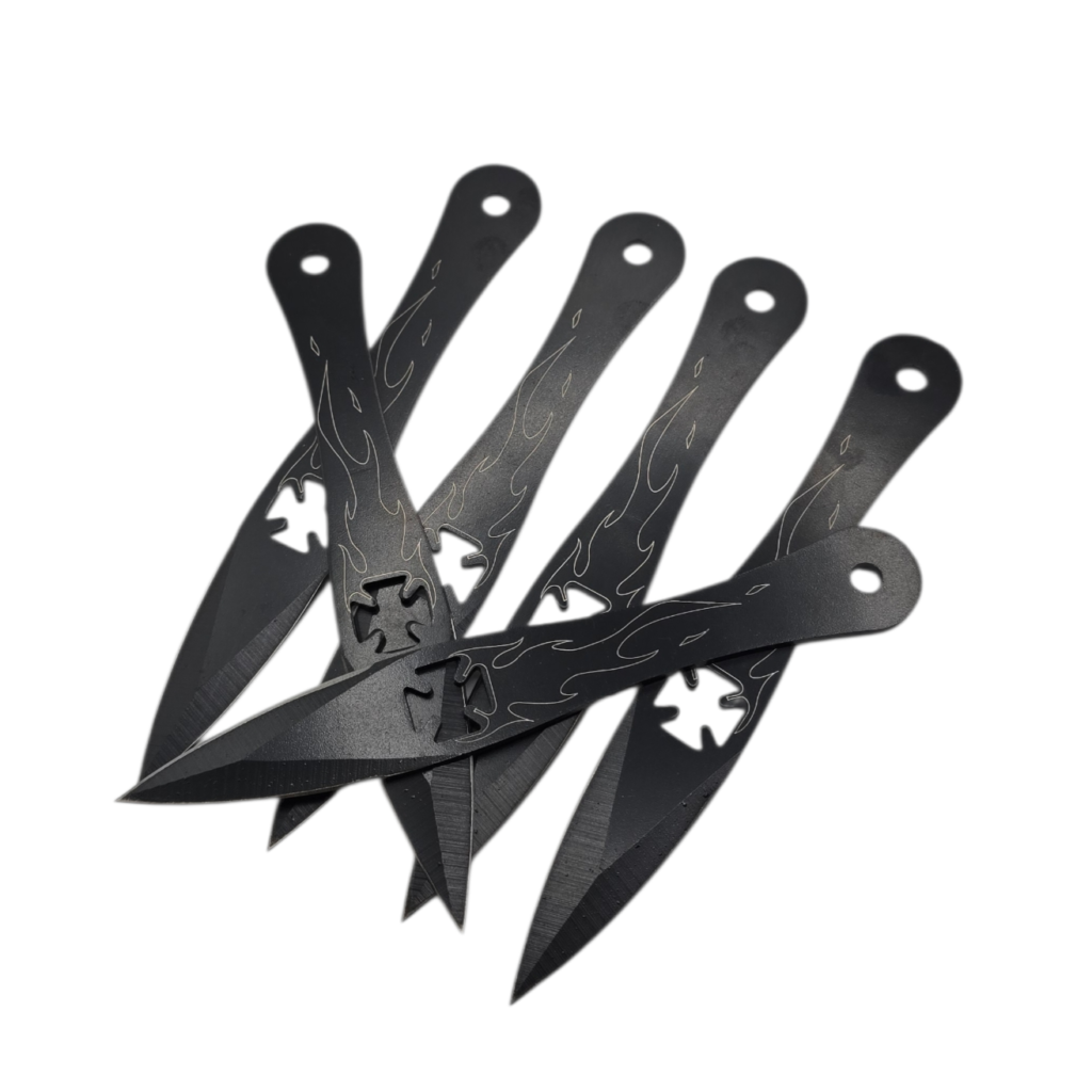 Iron Cross Throwing Knives Set (6pc)