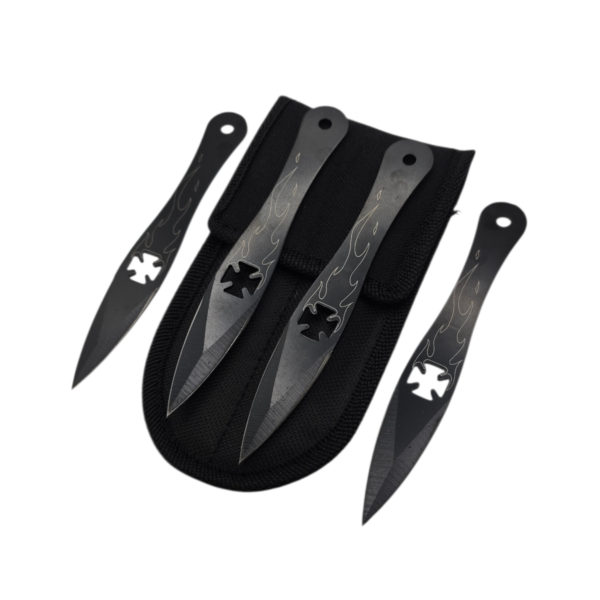 Iron Cross Throwing Knives Set (6pc)