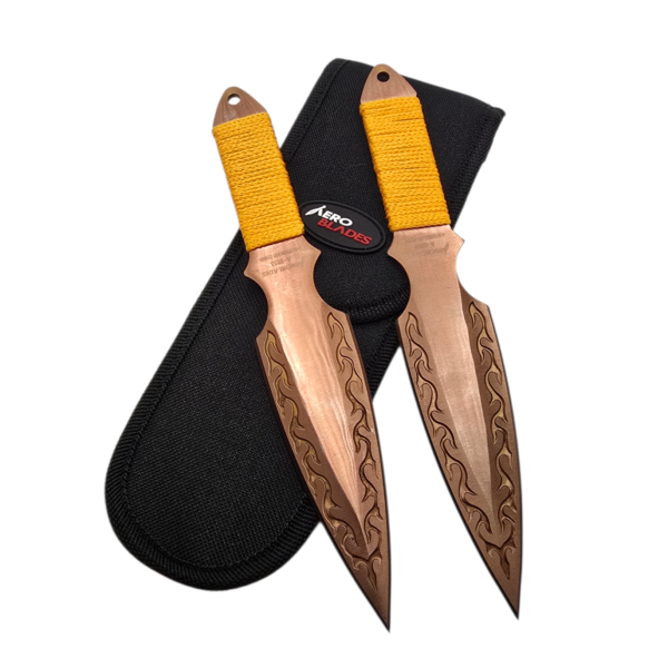 Copper Throwing Knives Set (2pc)