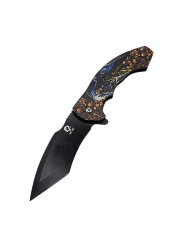 Keeper Of The Skulls Folding Pocket Knife