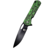 Green Skull Folding Pocket Knife