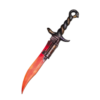 Red Replica Foam Cosplay Dagger