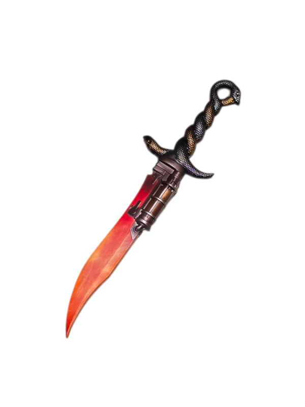 Red Replica Foam Cosplay Dagger