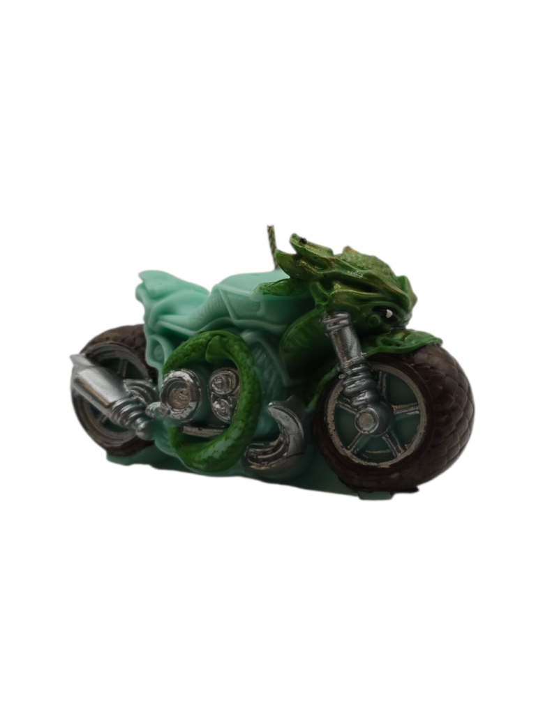 Dragon Motorcycle Pillar Candle