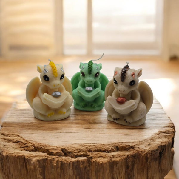 Sitting Dragon Pillar ( Soywax) Candle