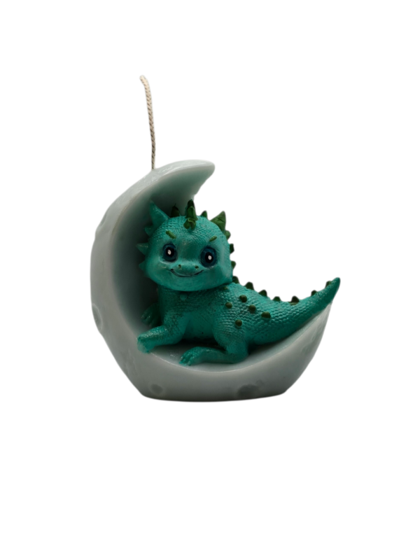 Baby Moon Dragon Soywax Pillar Candle