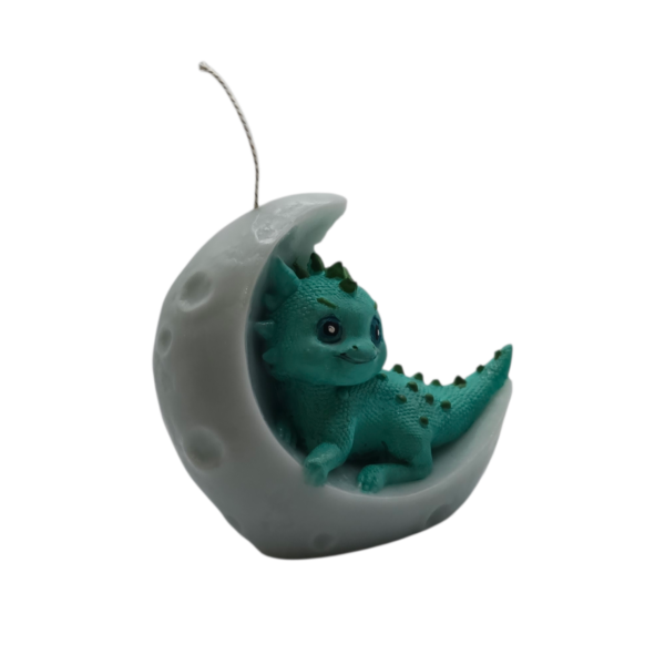 Baby Moon Dragon Soywax Pillar Candle