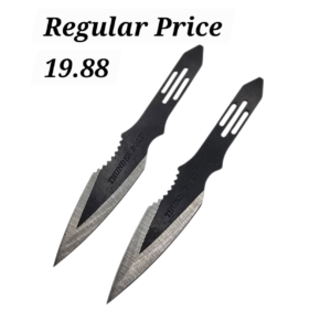 2 Pc Thunder Bolt Throwing Knives (Aeroblades)