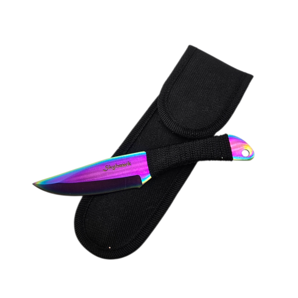 Rainbow Skyhawk Throwing Knives (3Set)