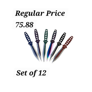 AEROBLADES 12Pc Set Throwing Knives