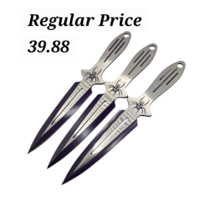 Aeroblades 2 Tone Purple Spider Throwing Knives
