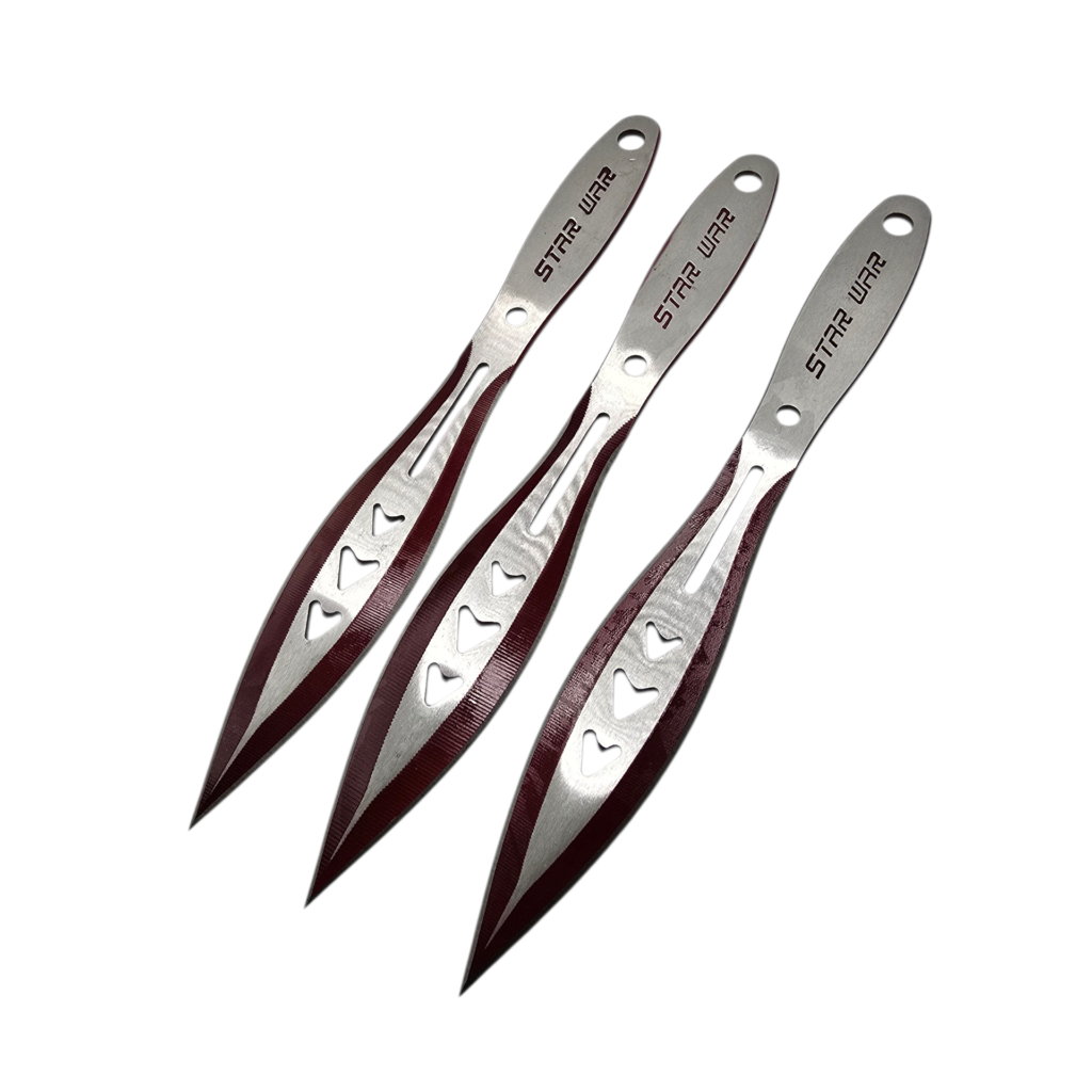 Red Star War Throwing Knife Set (3pc)