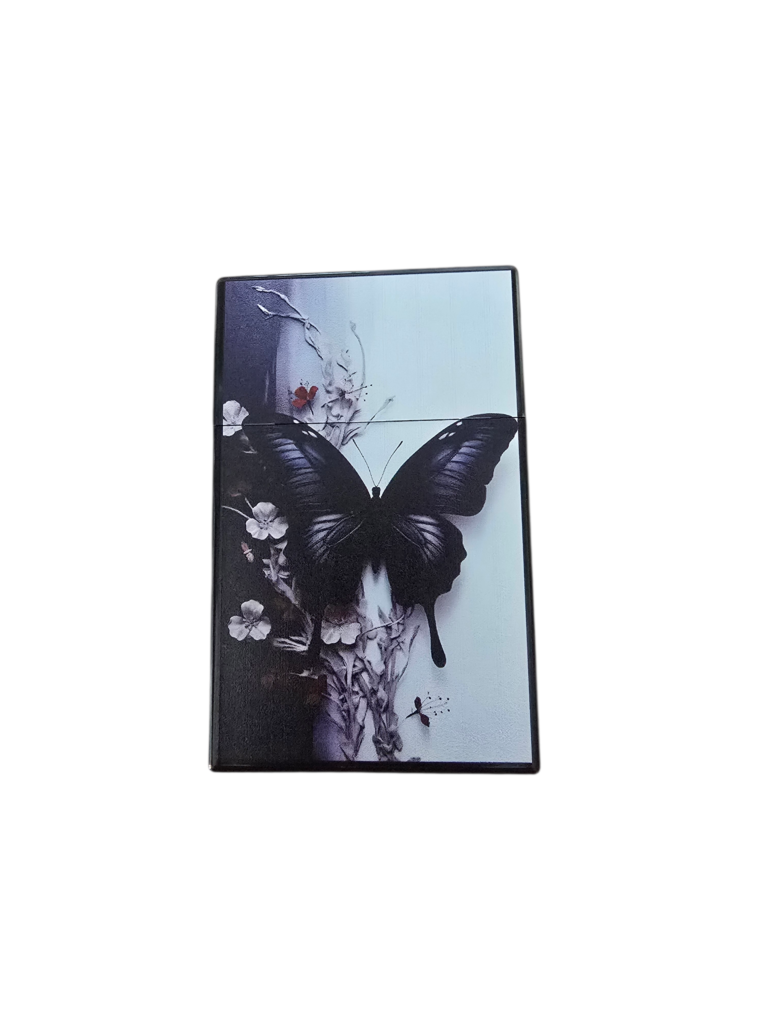 Black Butterfly Cigarette Case