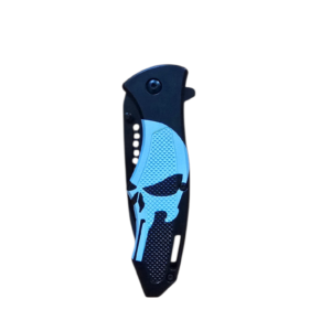 Black Solid Folding Pocket Knife By Perucci