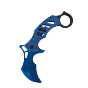 Vanta Blue Karamit Folding Pocket Knife