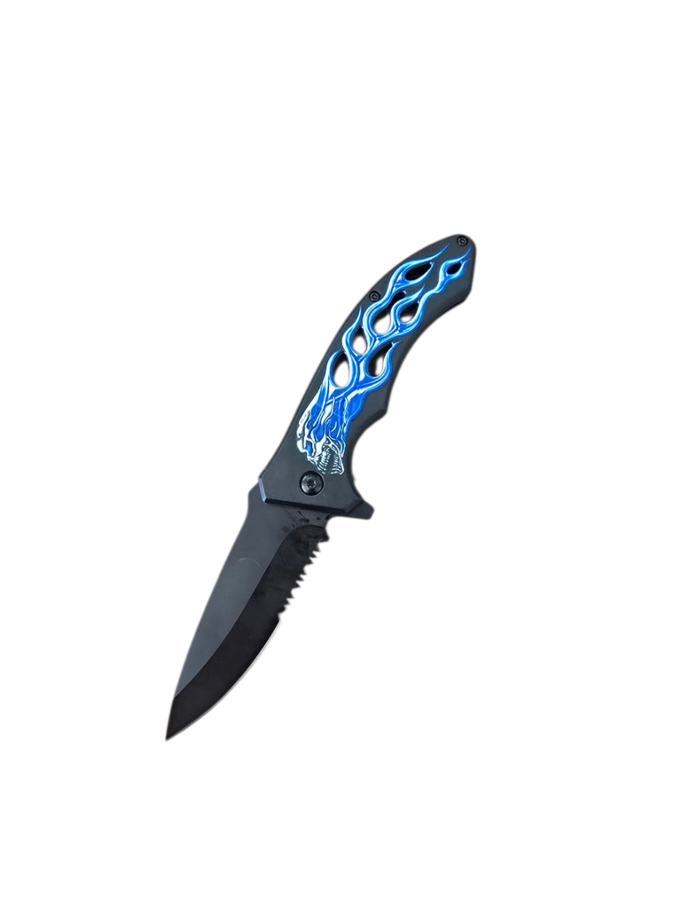 Phantom Skull Folding Pocket Knife BY Perucci